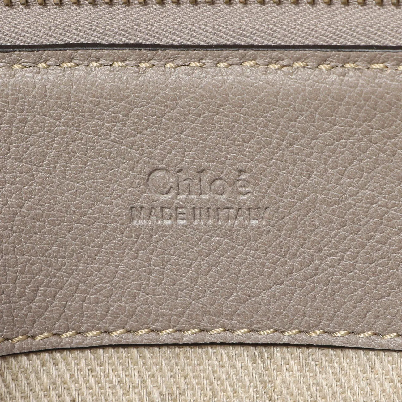 Chloe Cashmere Grey Buffalo Mini Edith