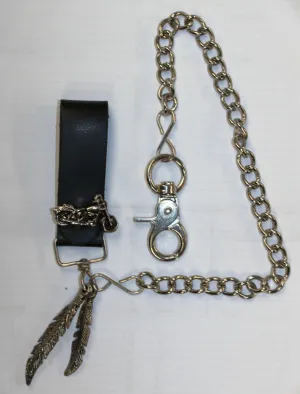 Chopper Leather Wallet Chain