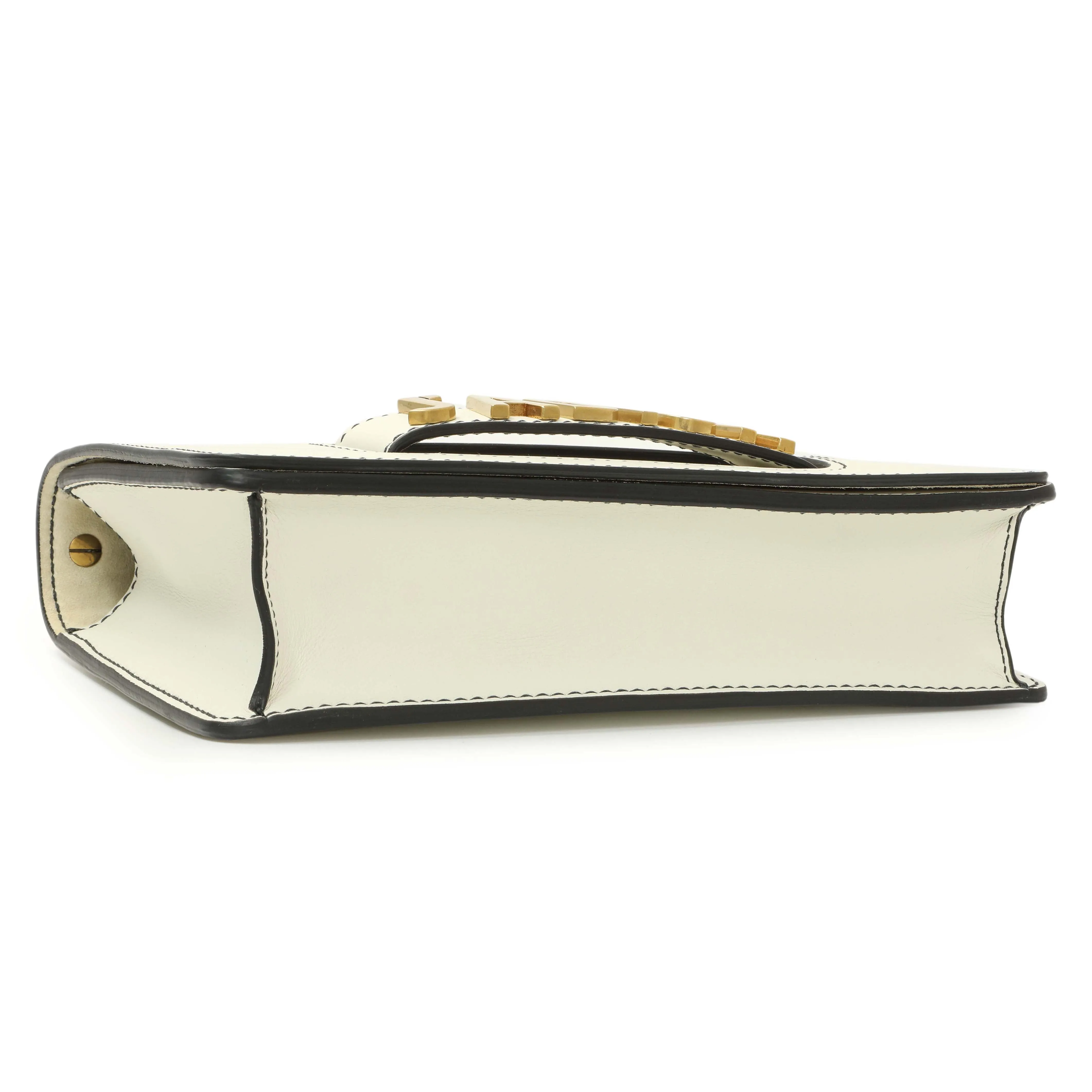 Christian Dior White Calfskin J'Adior Chain Flap Bag