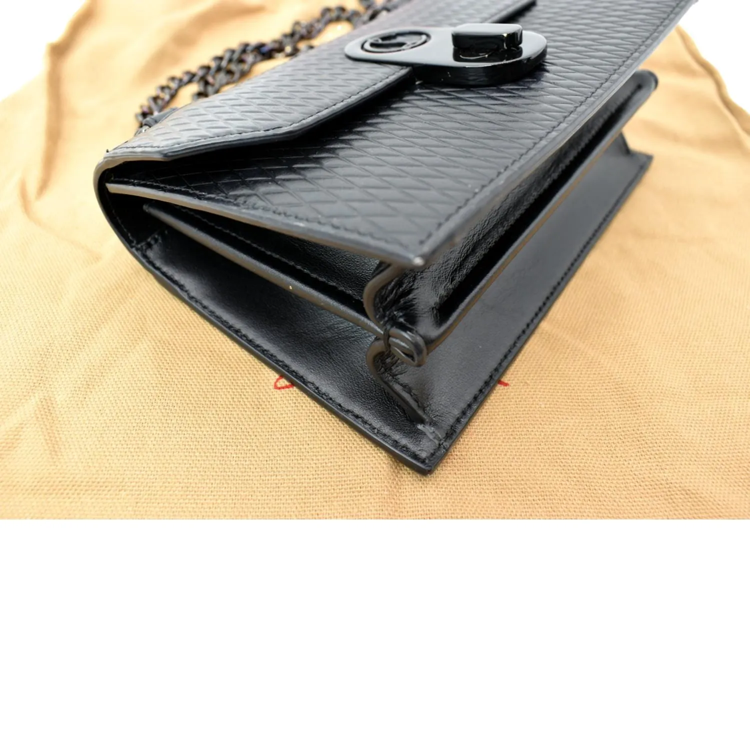 CHRISTIAN LOUBOUTIN Women Elisa Mini Leather Shoulder Bag Black