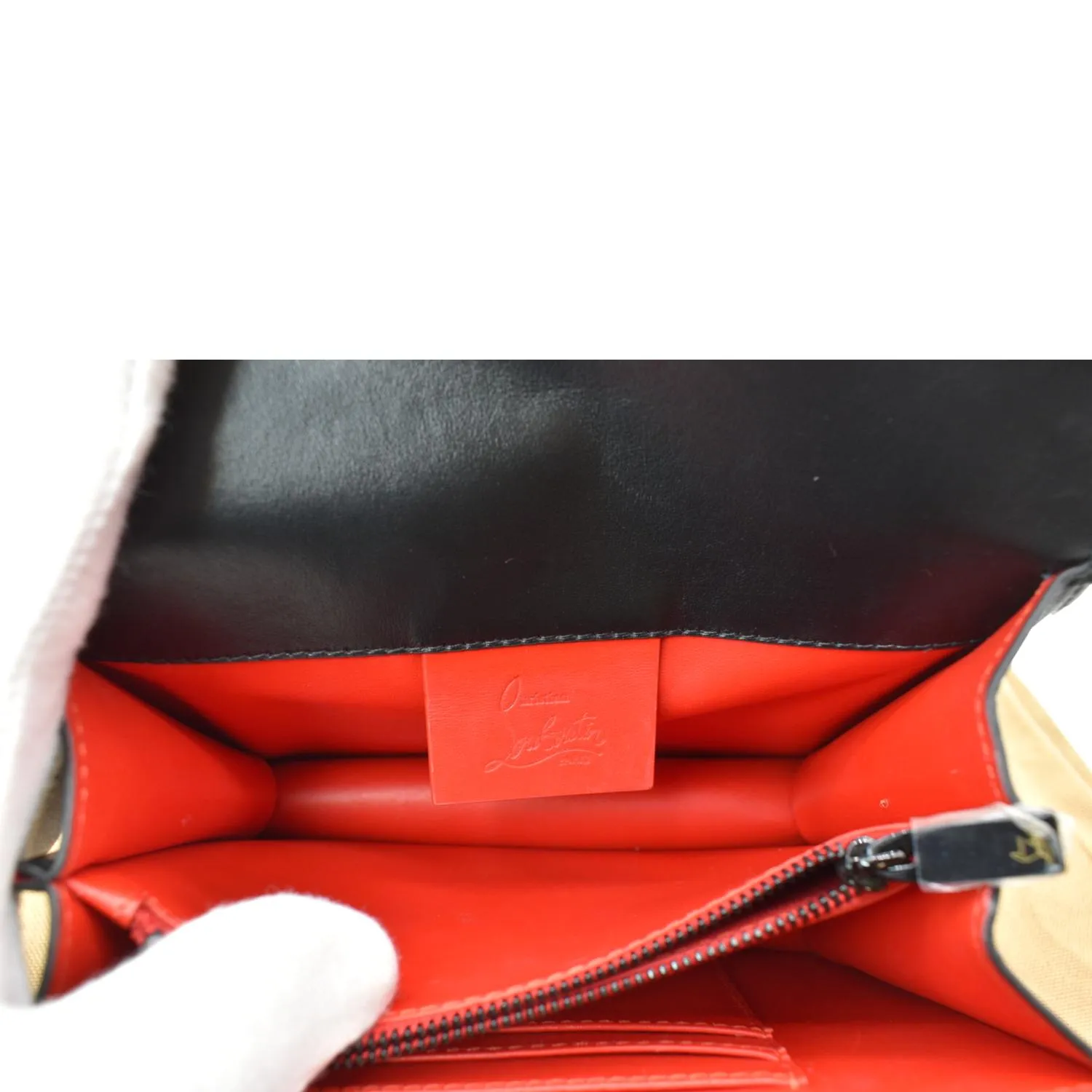 CHRISTIAN LOUBOUTIN Women Elisa Mini Leather Shoulder Bag Black