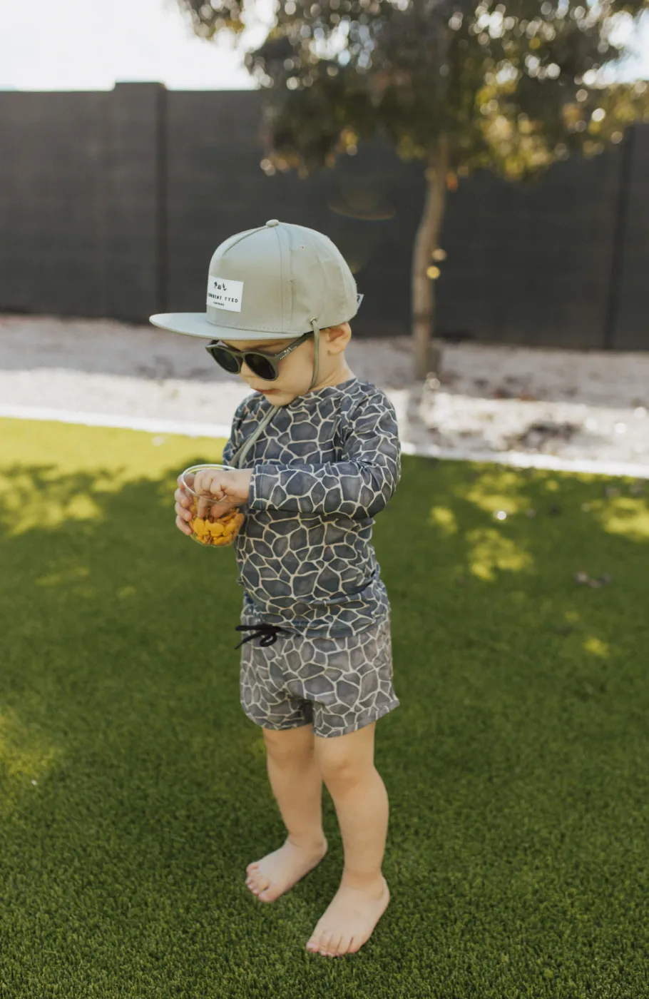 Classic Waterproof Snapback - Sage Green