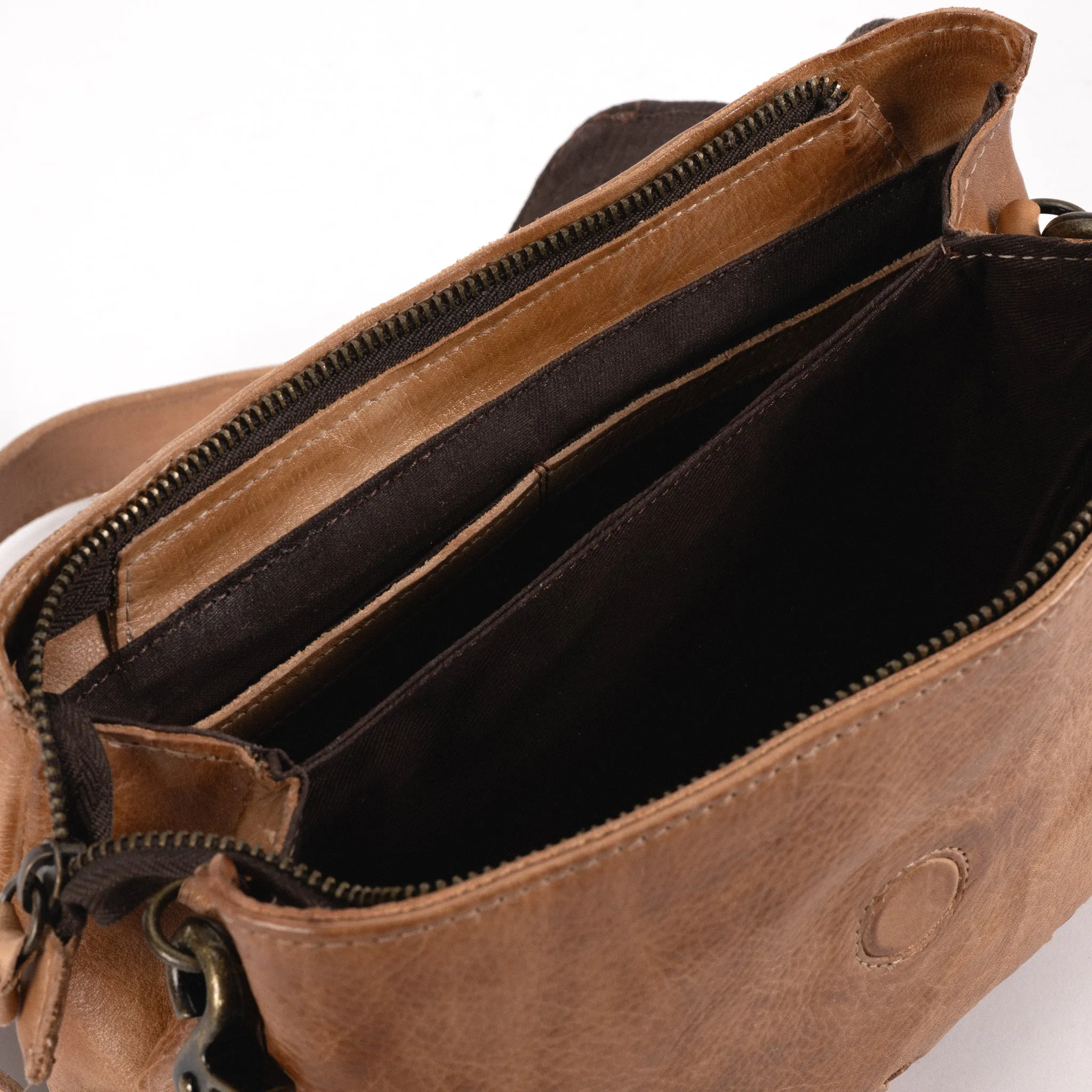 CLEO - TAN - LEATHER