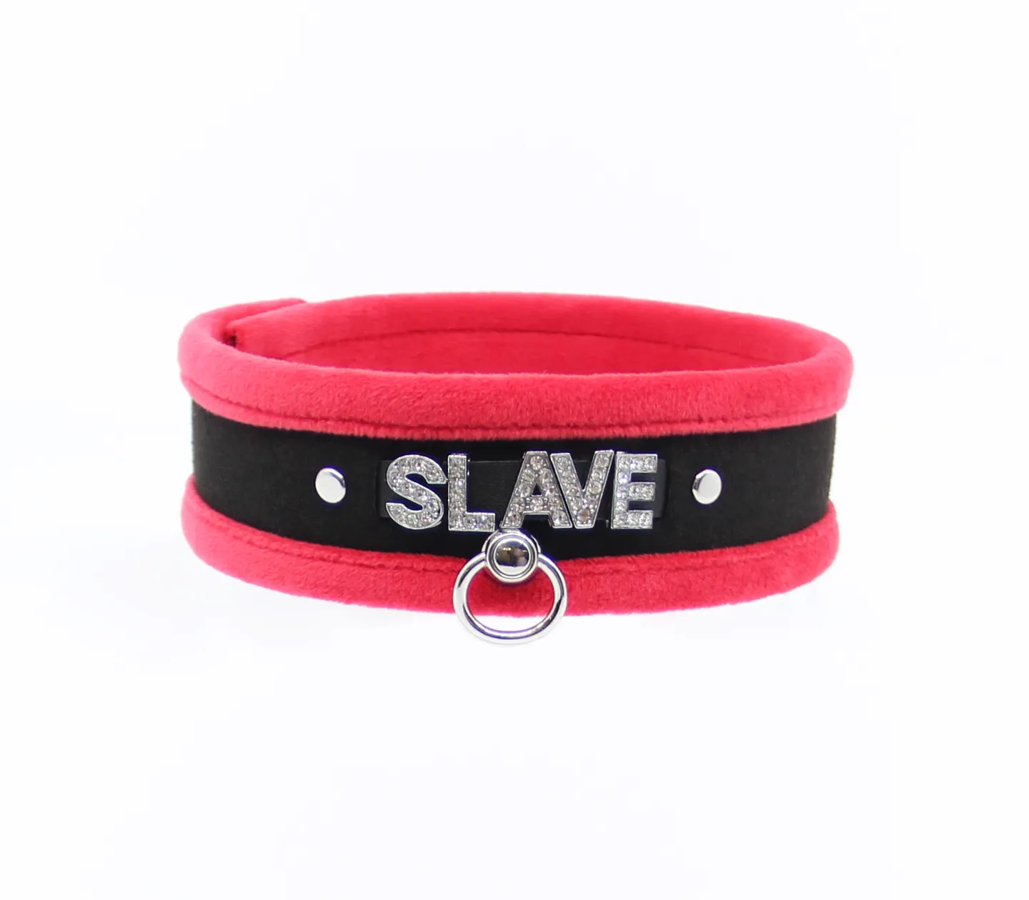 Col016B DiamantÃ© Word Collar Slave