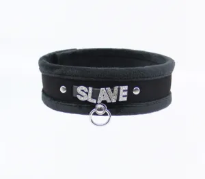Col016B DiamantÃ© Word Collar Slave