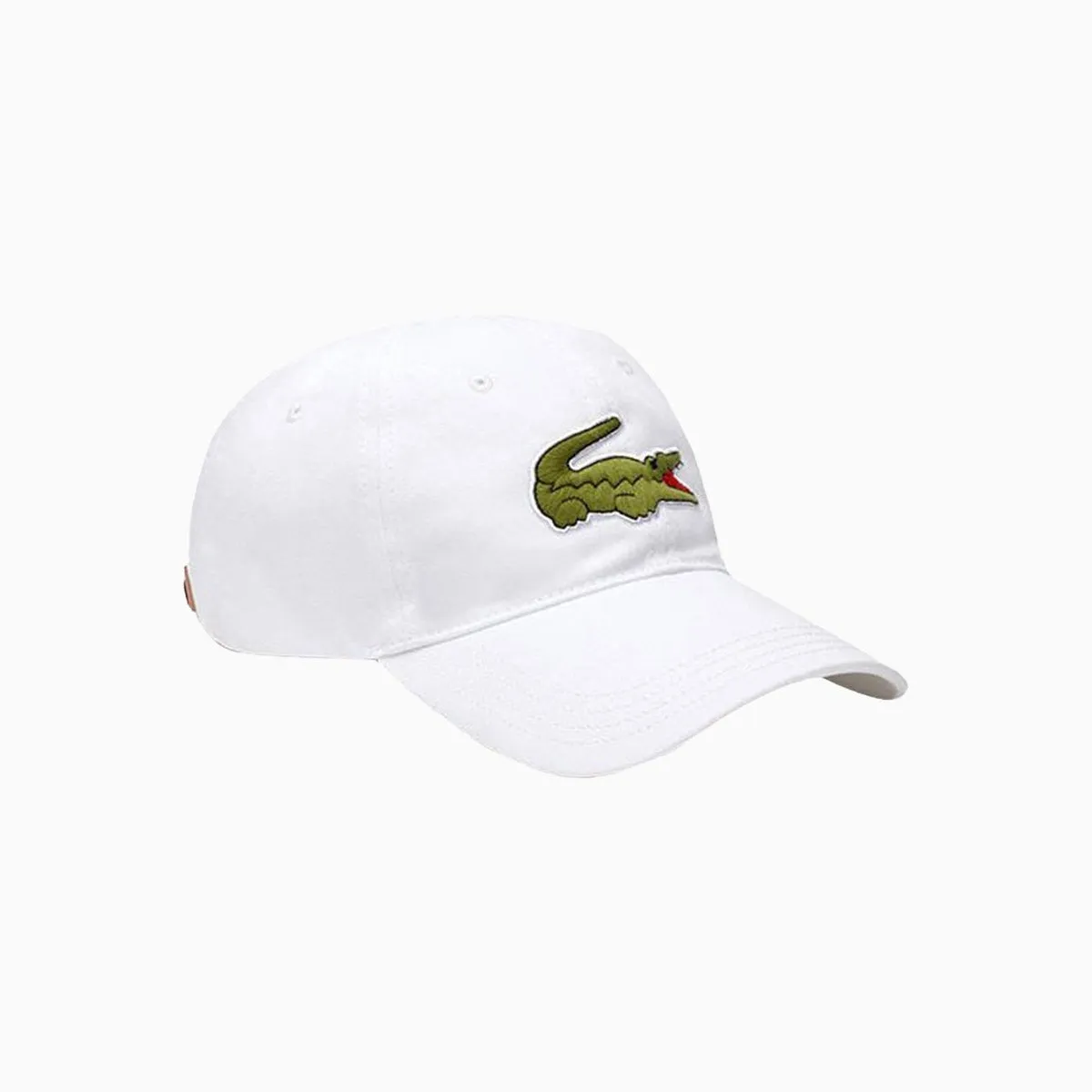 Contrast Strap And Oversized Crocodile Cotton Cap