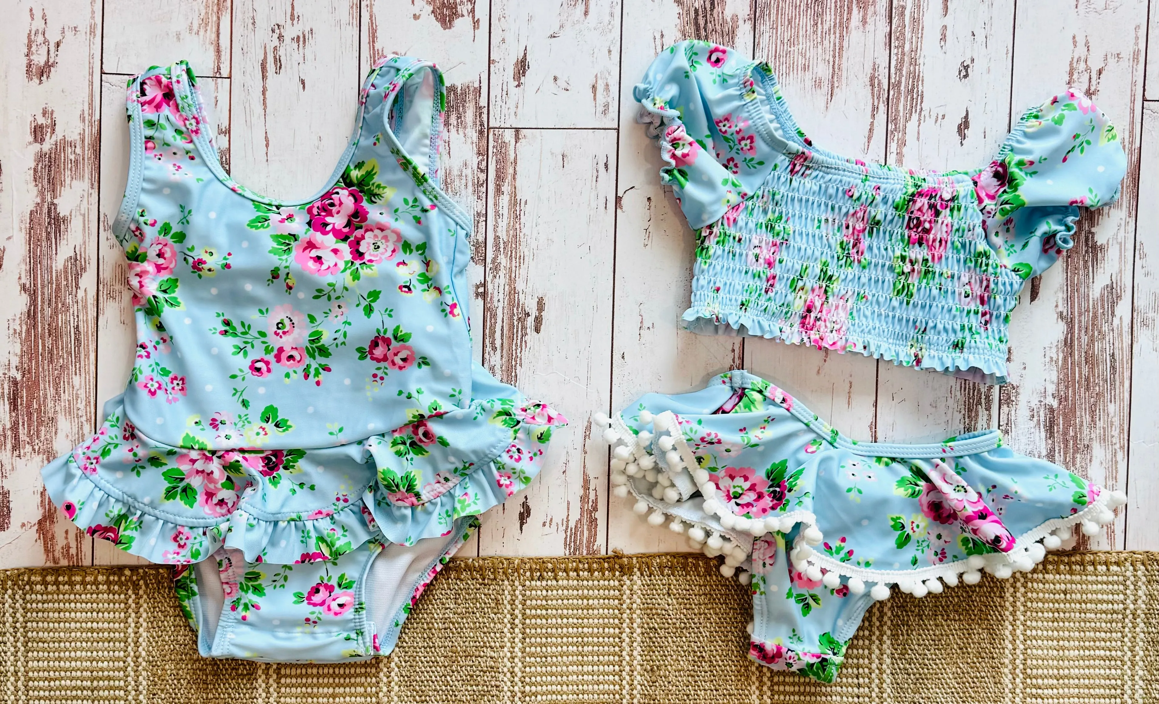 Country Floral Stella Infant UPF50 Swimsuit