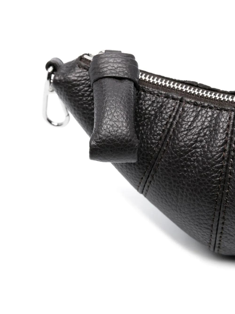 Croissant leather coin purse