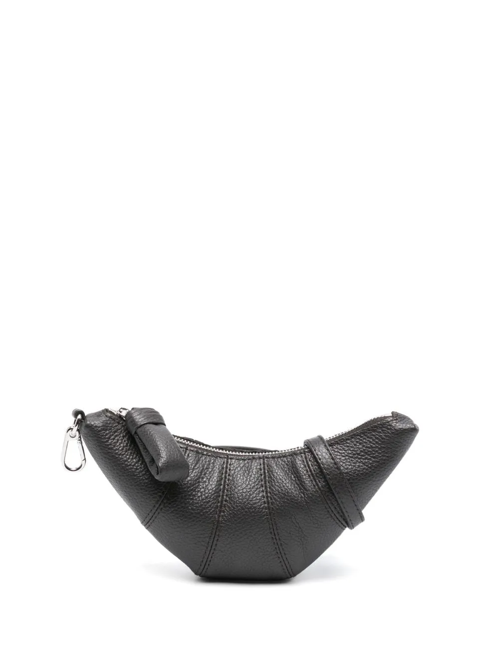Croissant leather coin purse