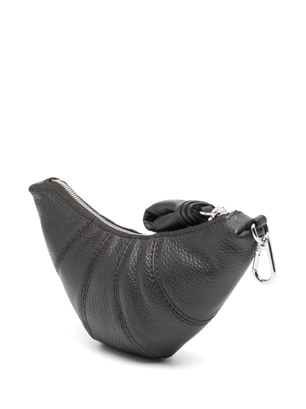 Croissant leather coin purse