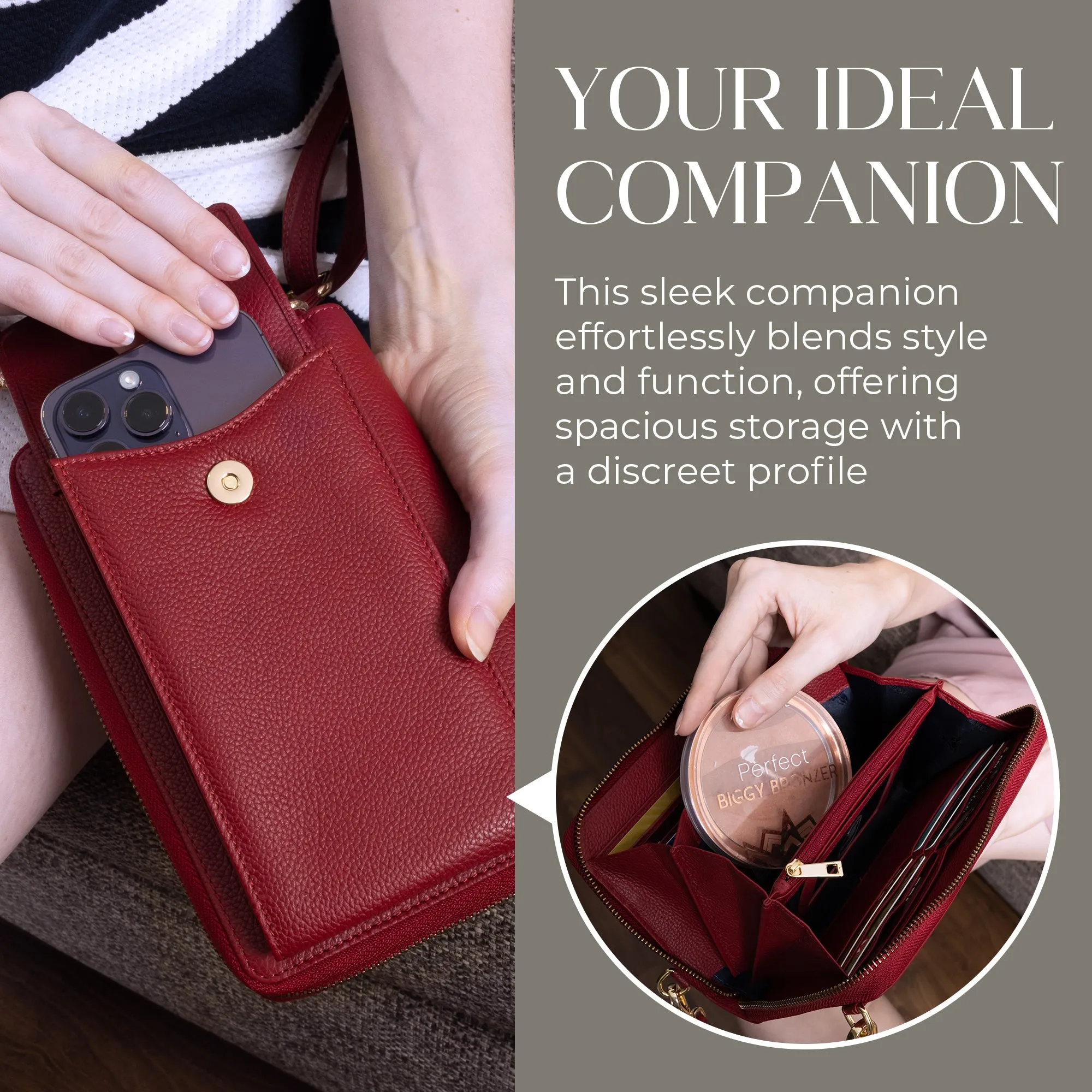 Crossbody Wallet Purse, XtraRoom