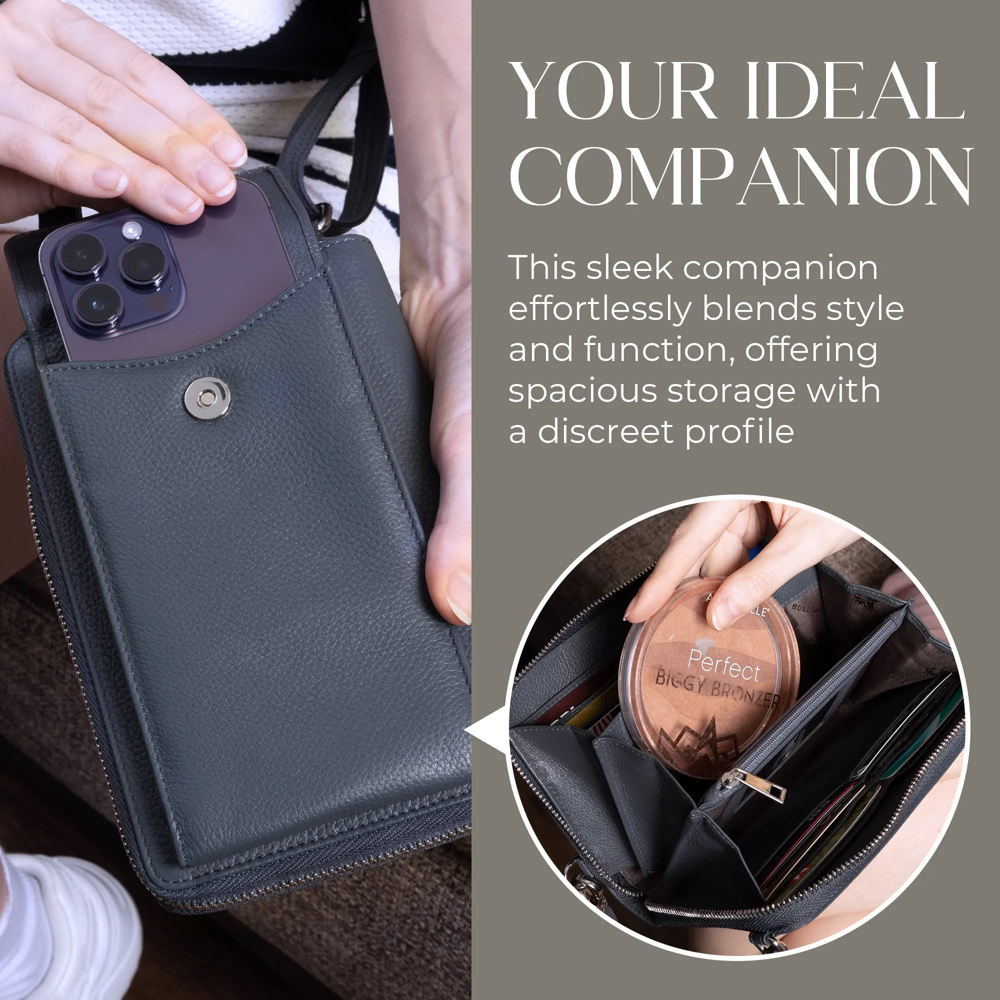 Crossbody Wallet Purse, XtraRoom