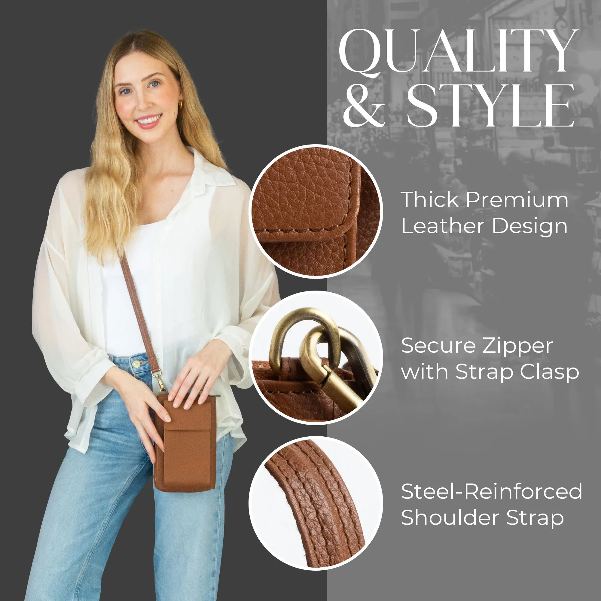 Crossbody Wallet Purse, XtraRoom