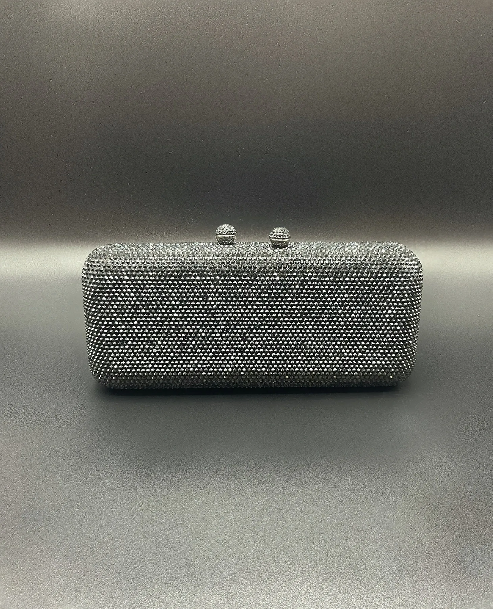 Crystal Clutch Black