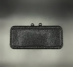 Crystal Clutch Black