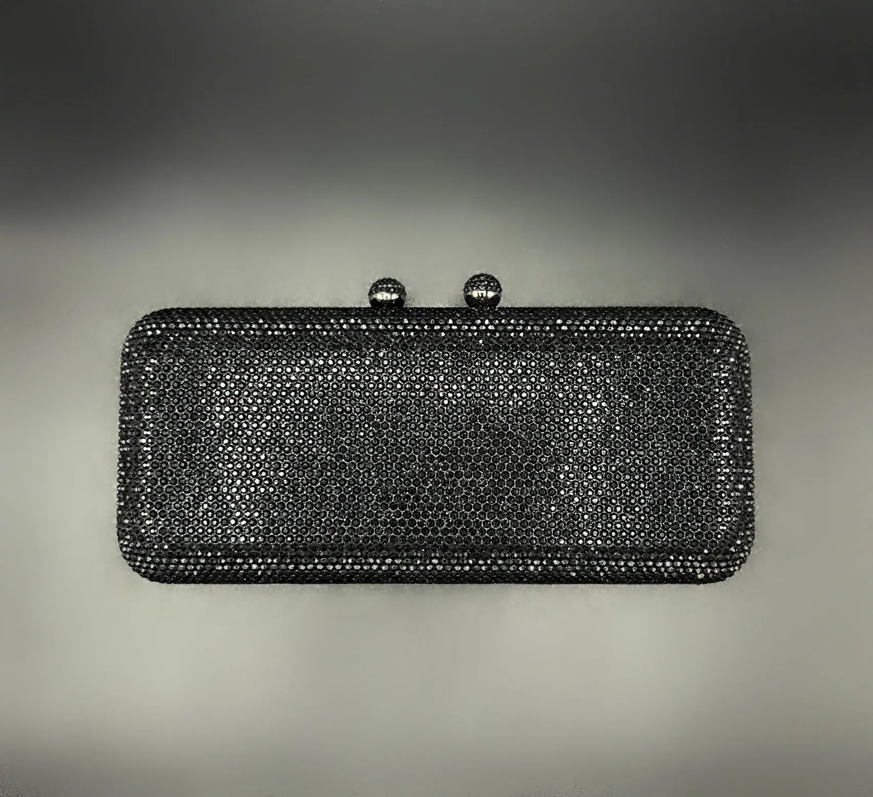 Crystal Clutch Black