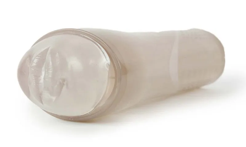 Cyberskin Release  Throat Stroker - Vibrating - Clear