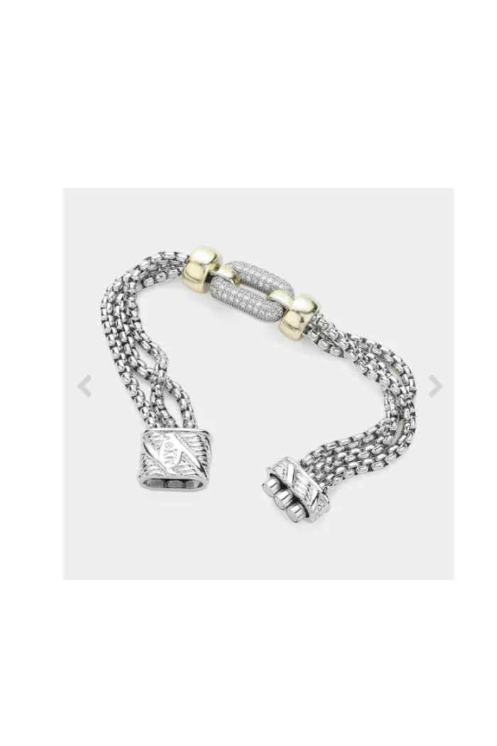 CZ Oval Bracelet