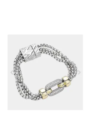 CZ Oval Bracelet