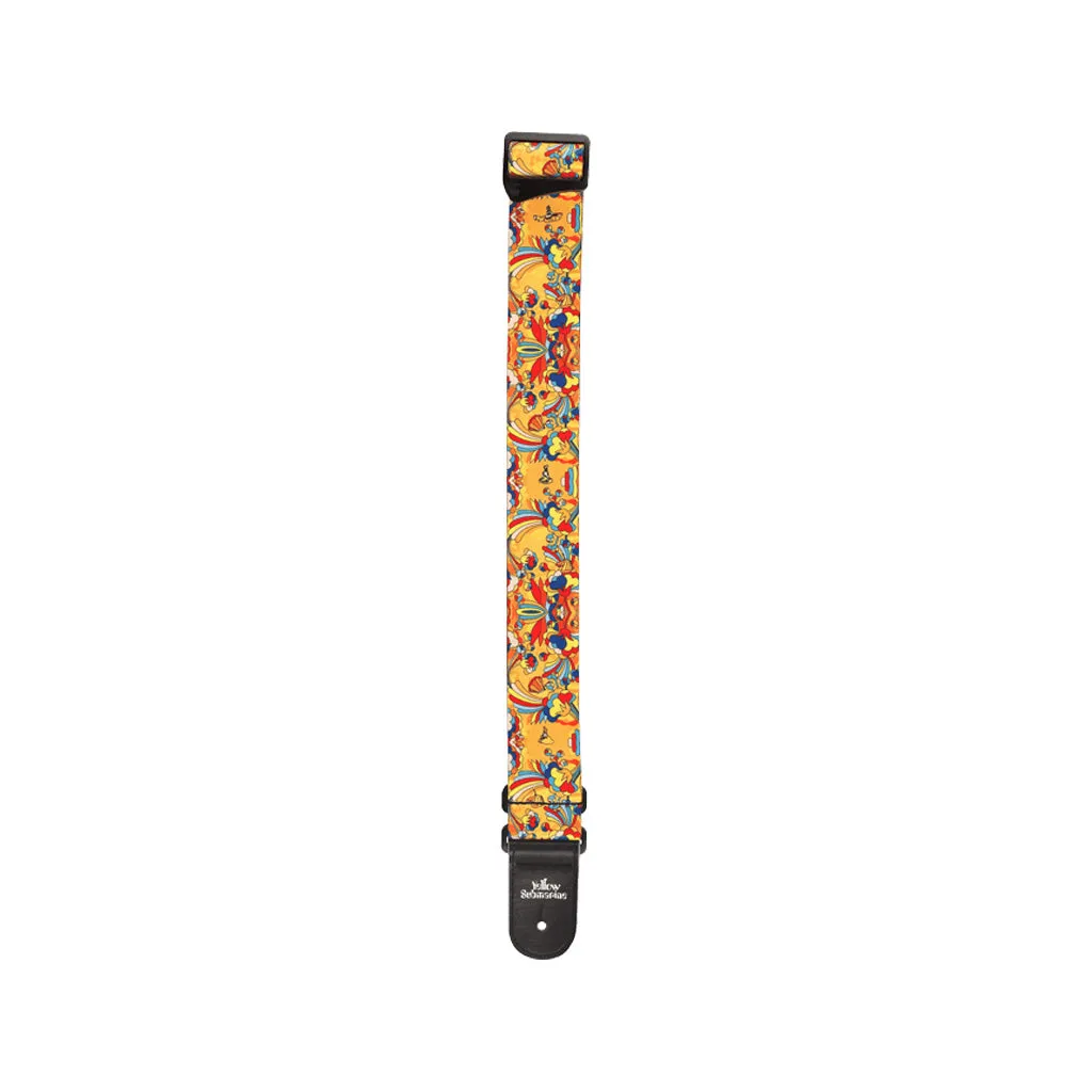 D'Addario Beatles Yellow Submarine 55th Anniversary Polyester Guitar Strap, Primrose Prairie