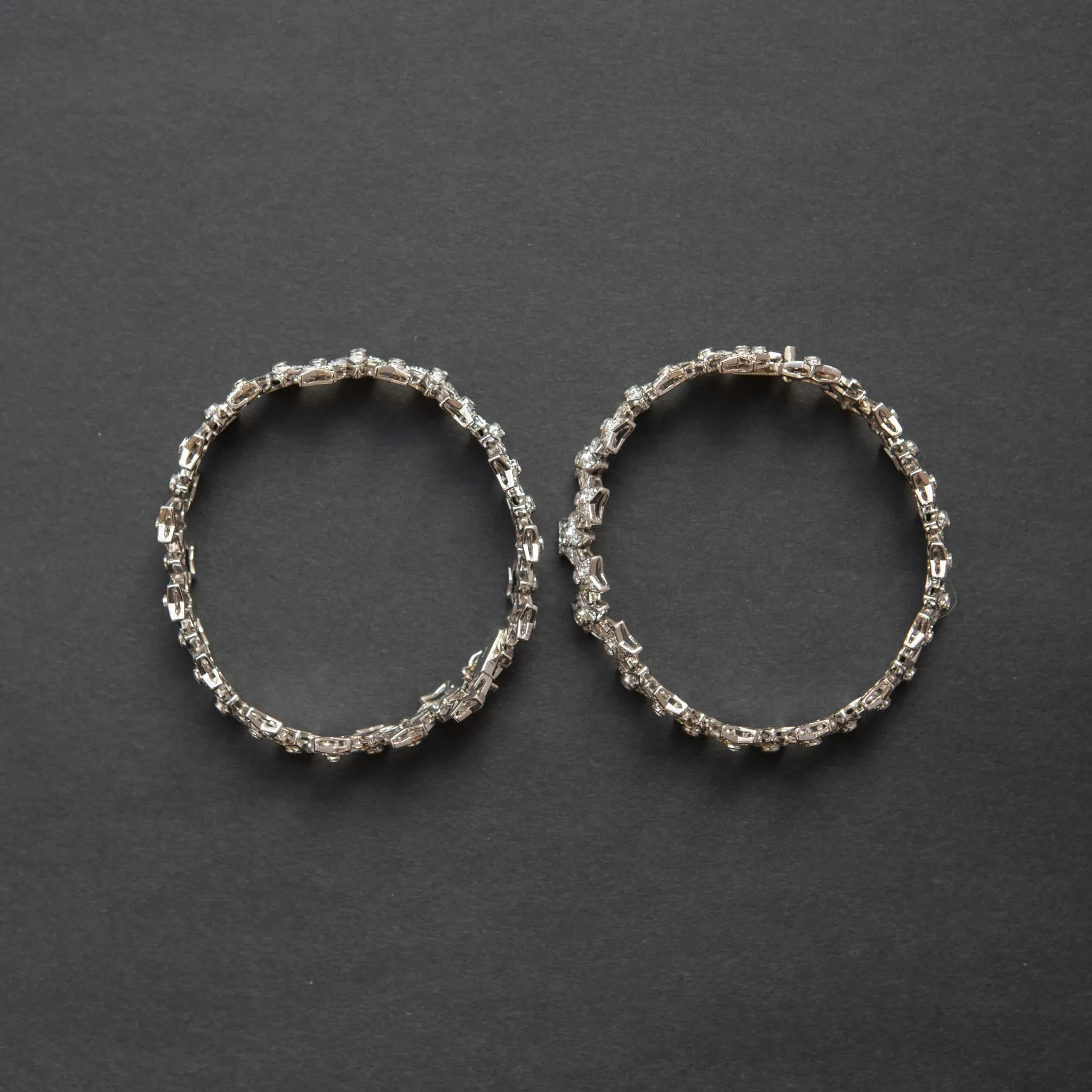 Diamonds and Stars Convertible Necklace to Bracelets, 18k