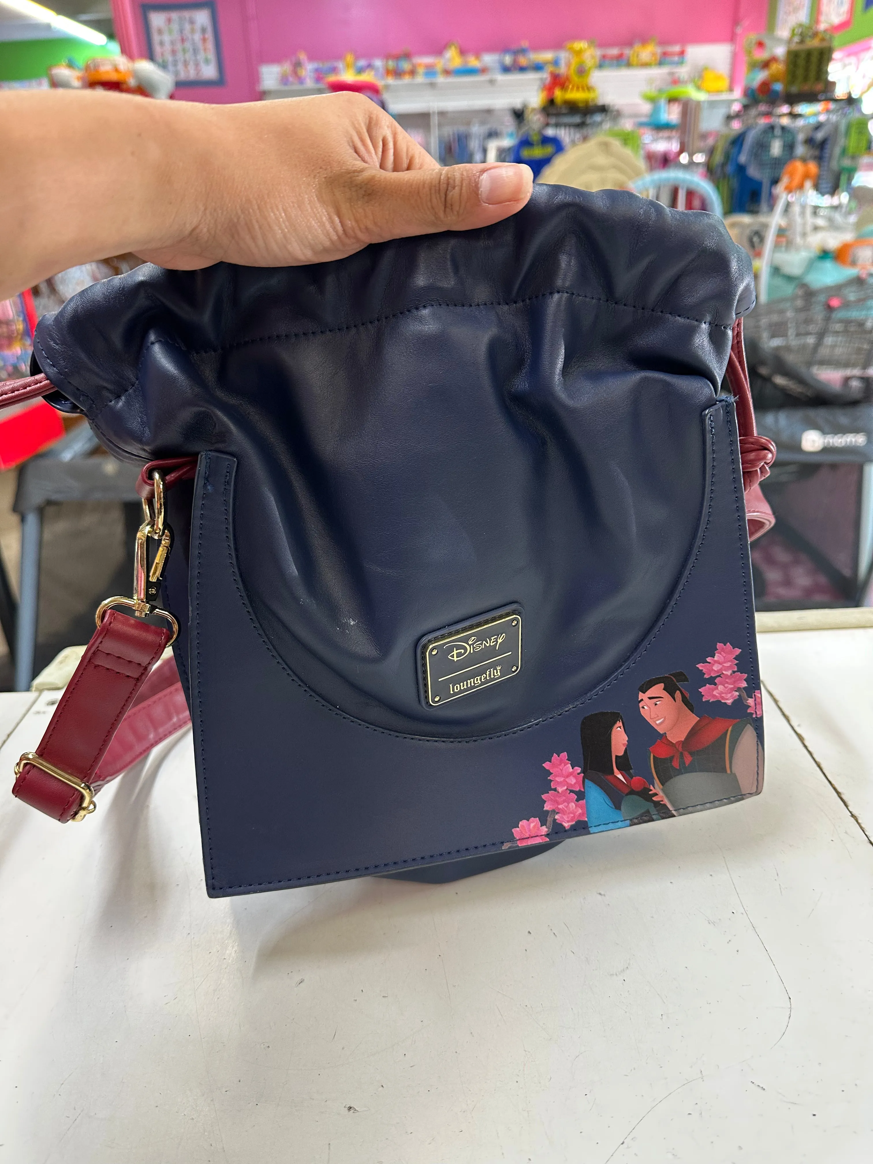 Disney Loungefly Mulan Drawstring Bag