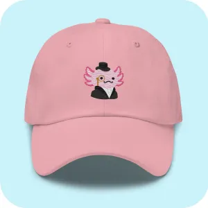 Distinguished Axolotl Gentleman Dad hat