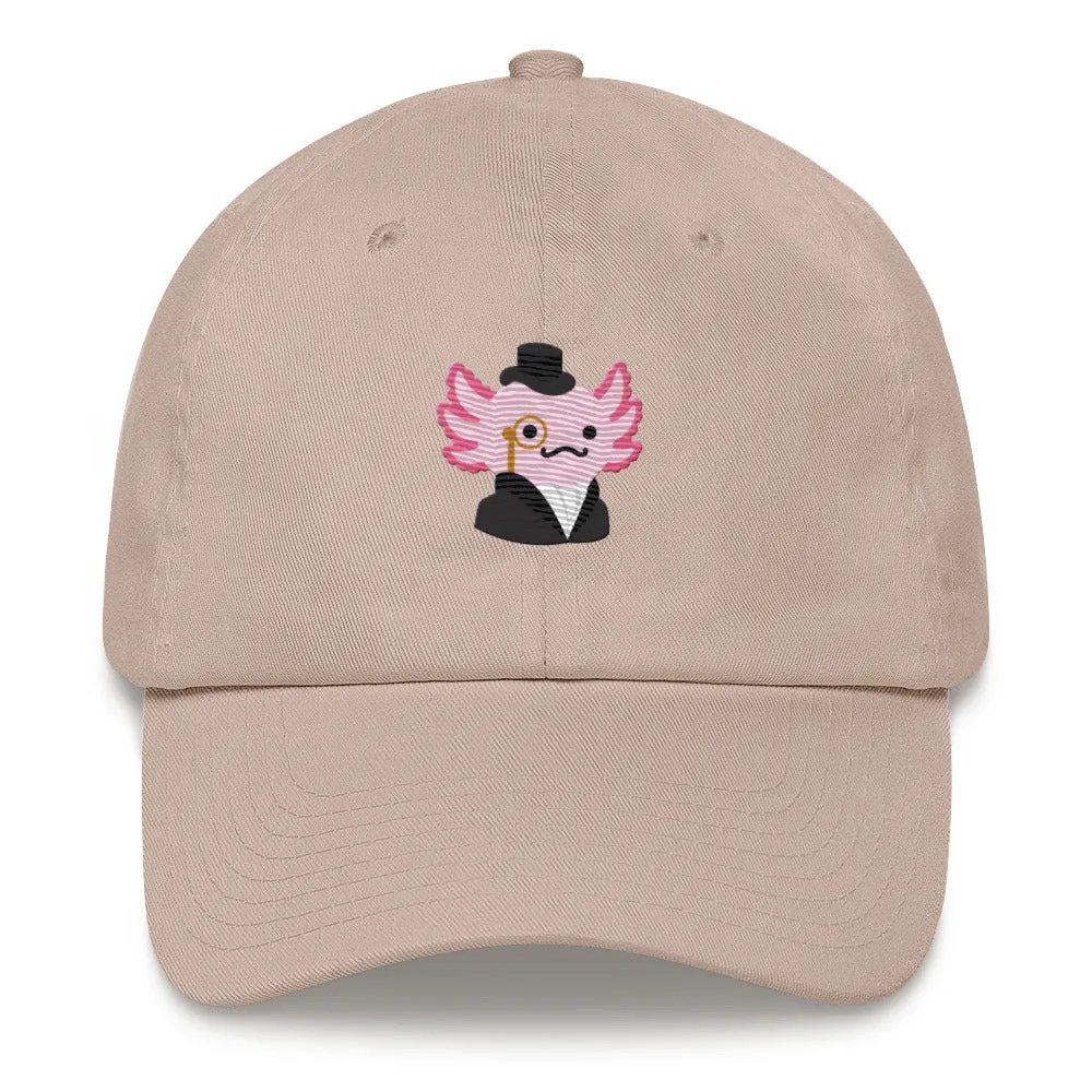 Distinguished Axolotl Gentleman Dad hat