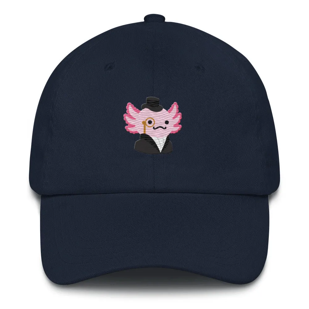 Distinguished Axolotl Gentleman Dad hat