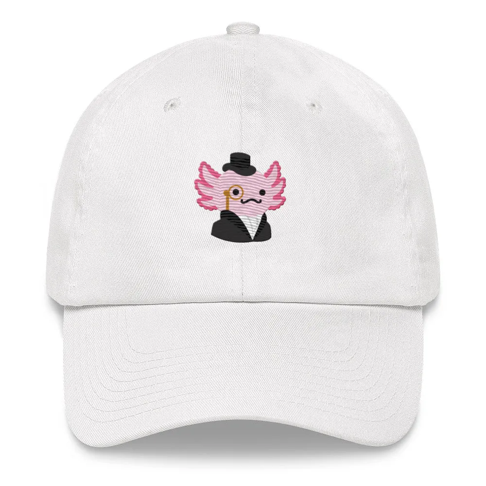 Distinguished Axolotl Gentleman Dad hat