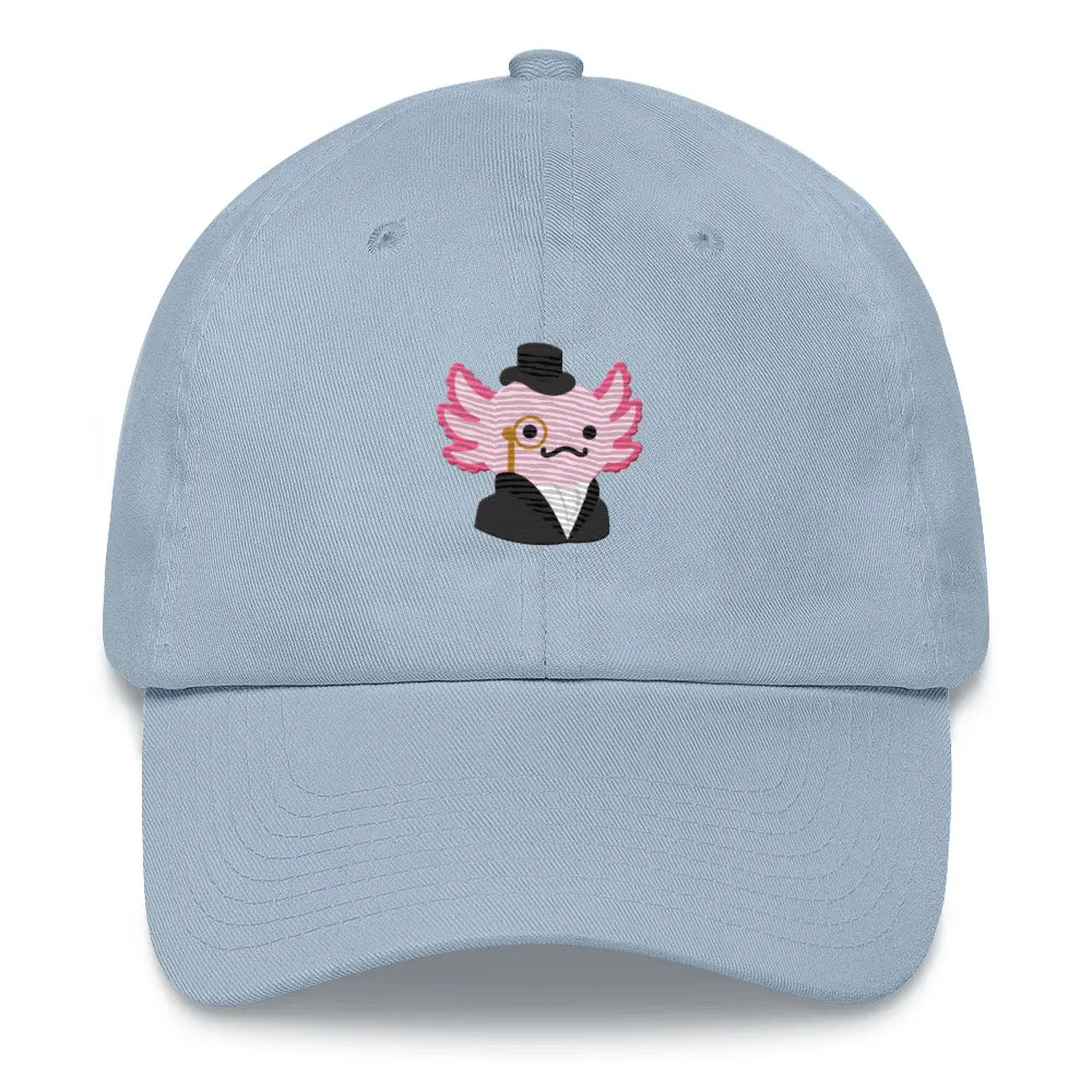 Distinguished Axolotl Gentleman Dad hat