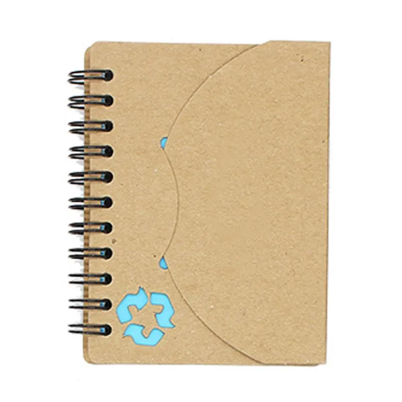 Eco-Friendly Notebook With Curved Flap Closure