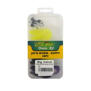 Elbe Starter Kit Jig n Worm - Guppy