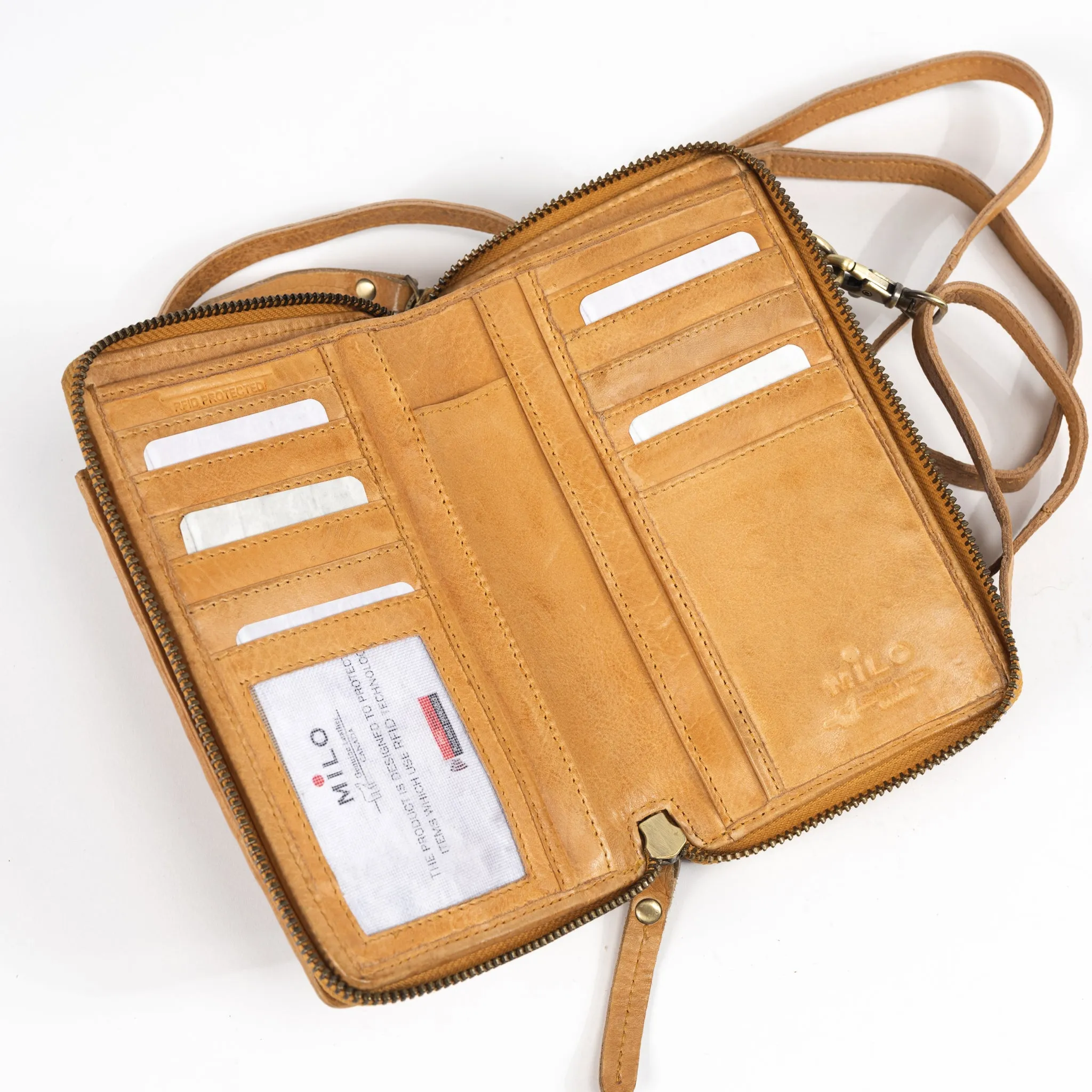 ELLA CROSSBODY - BUCKSKIN - LEATHER