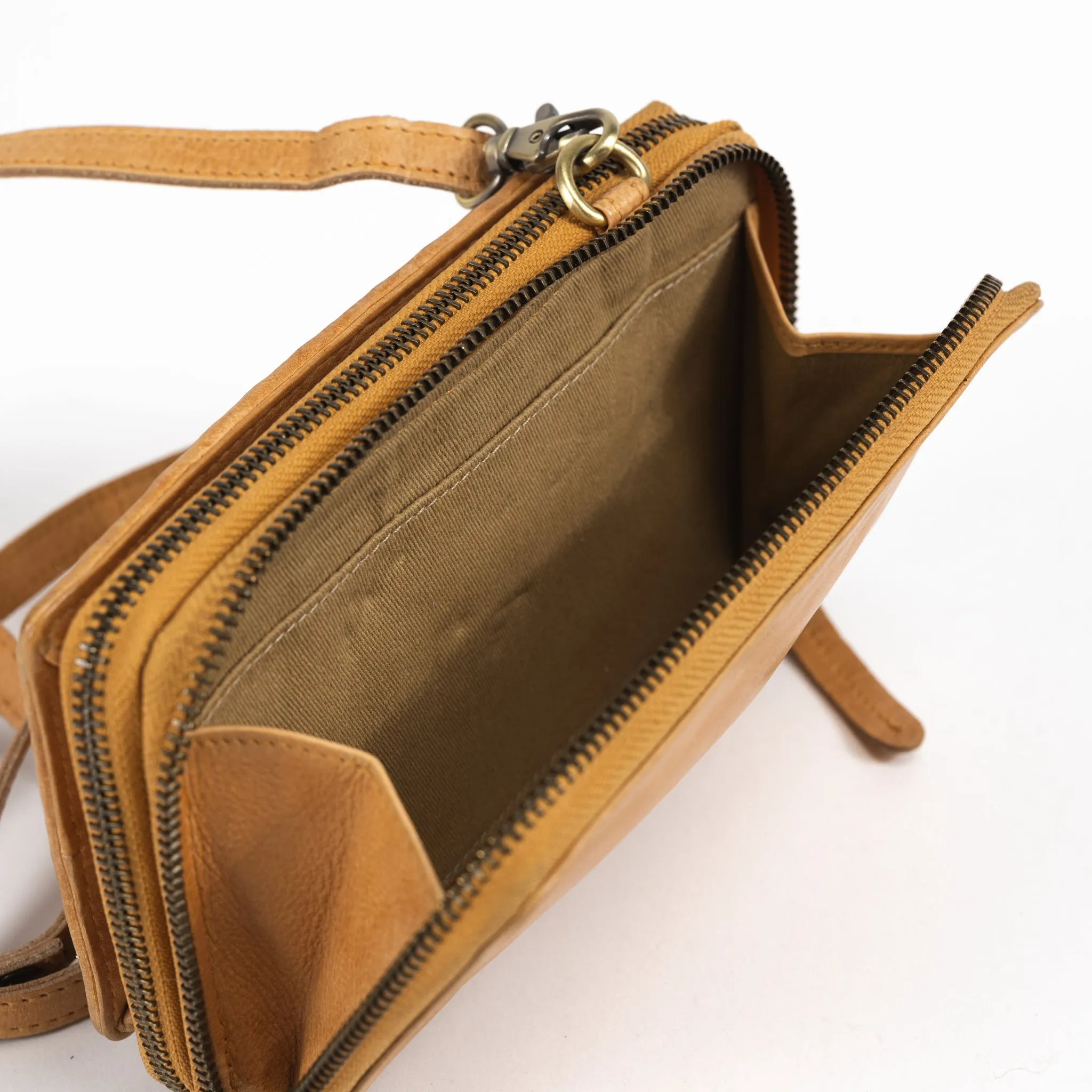 ELLA CROSSBODY - BUCKSKIN - LEATHER