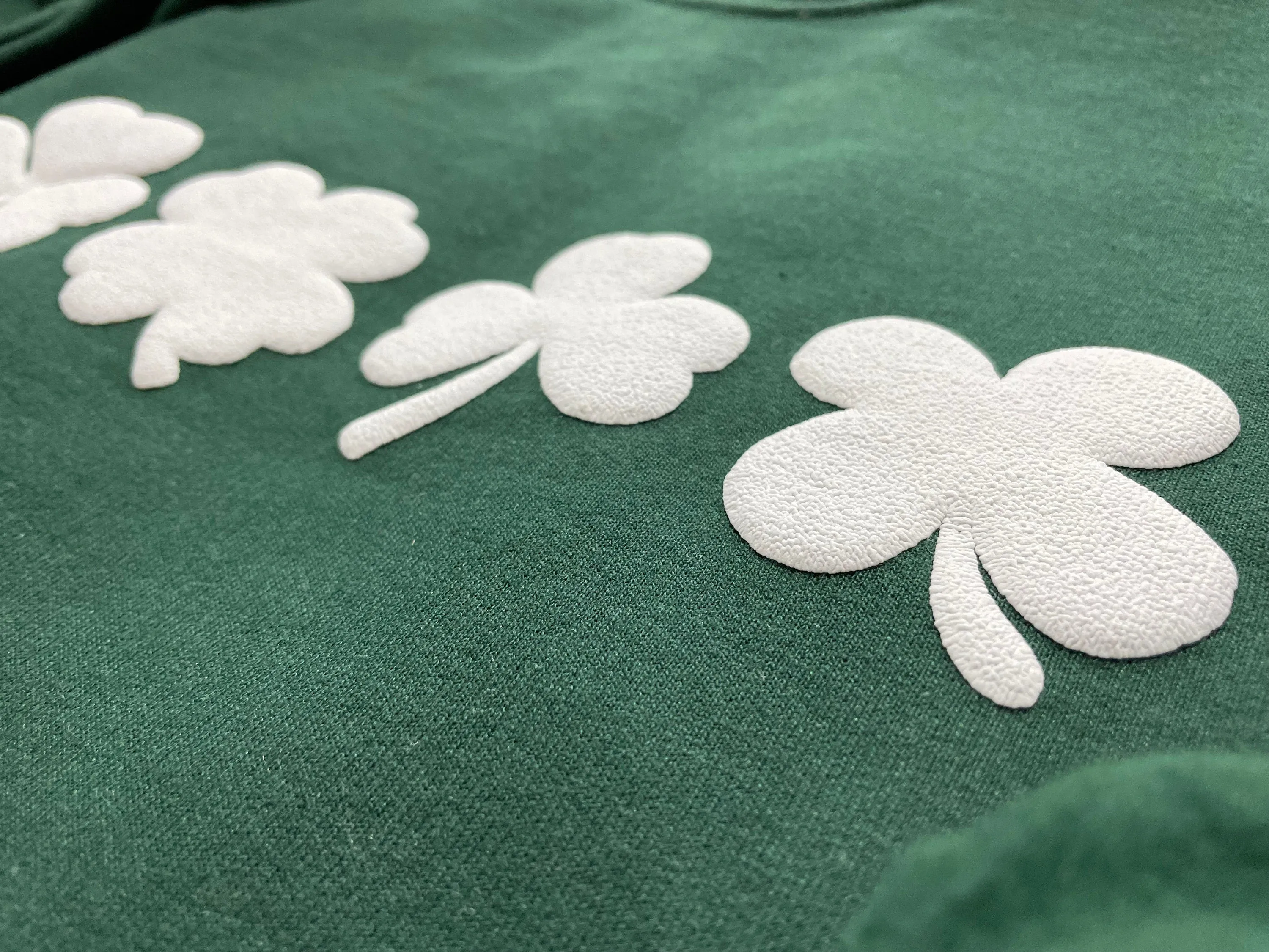 Embossed St. Patricks day Sweatshirt, Women's St Paddy's Day Outfit, Shamrock Sweatshirt, Lucky Sweater, St Pattys Day Sweater