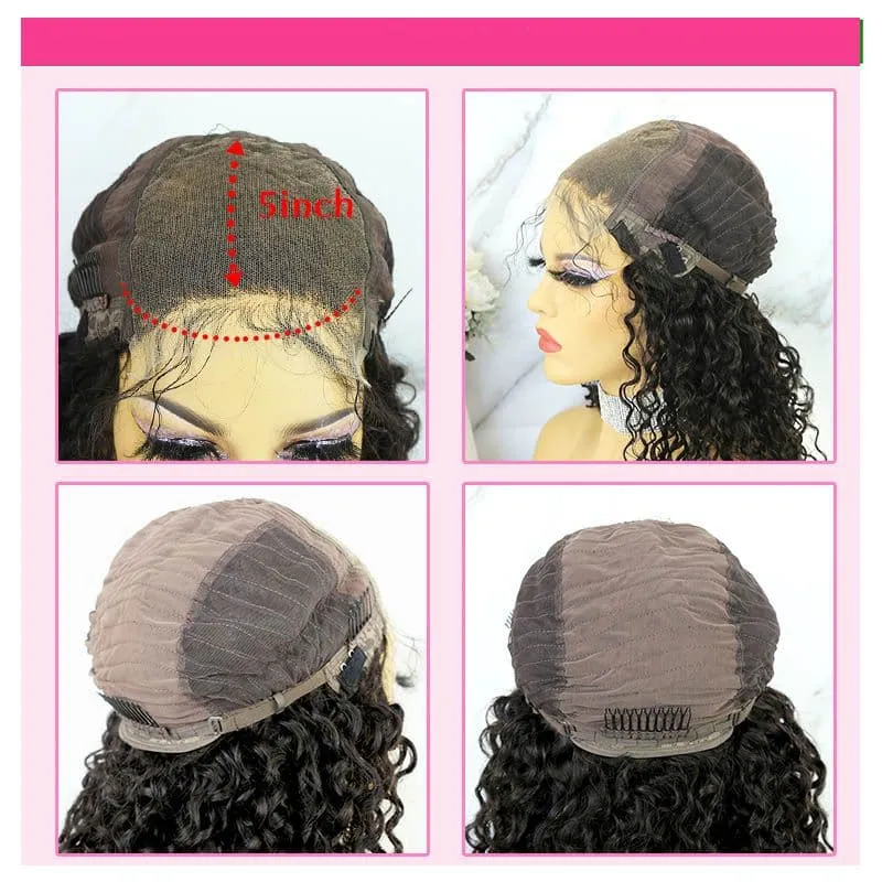 Eni Curly HD Lace 5X5 Lace Closure Wig