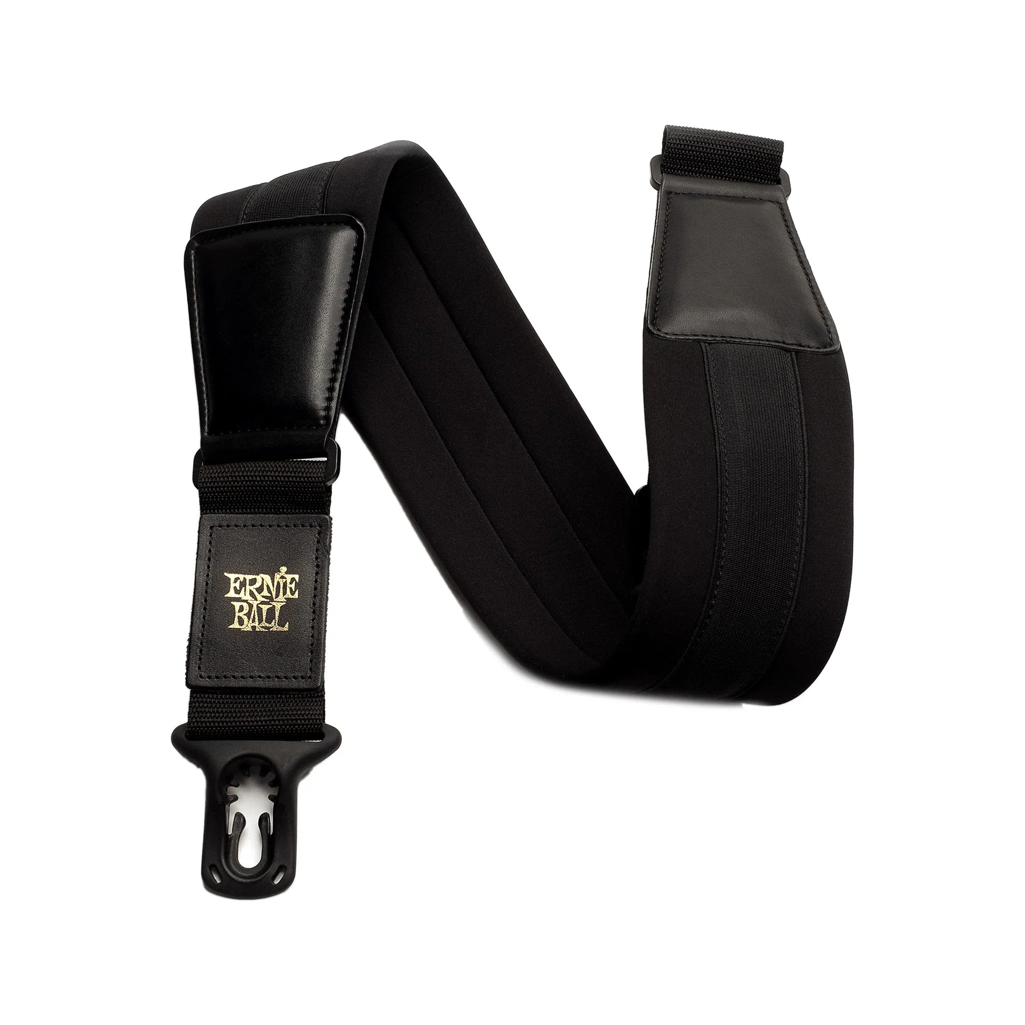 Ernie Ball Comfort Polylock Guitar Strap/Bass Strap, Wide Neoprene