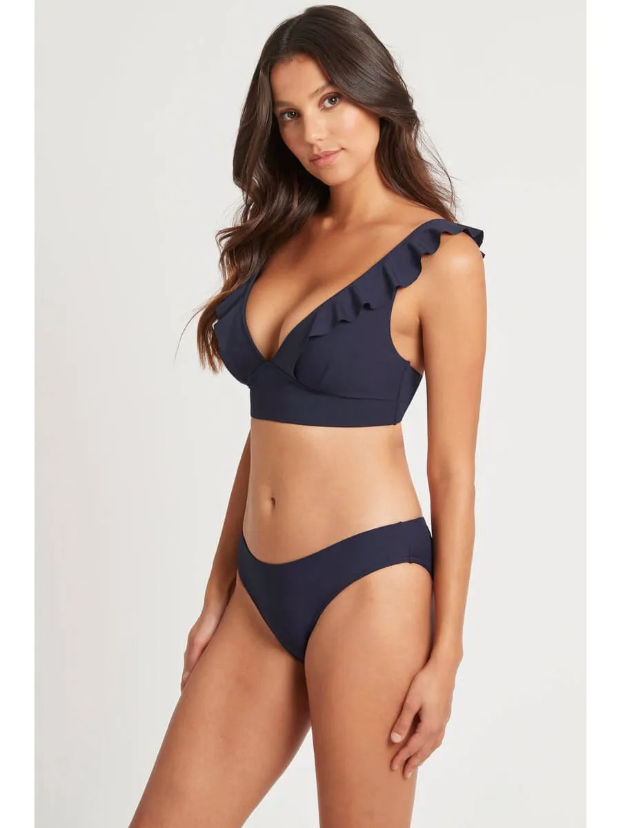 Essentials Frill Bra Top In Night Sky