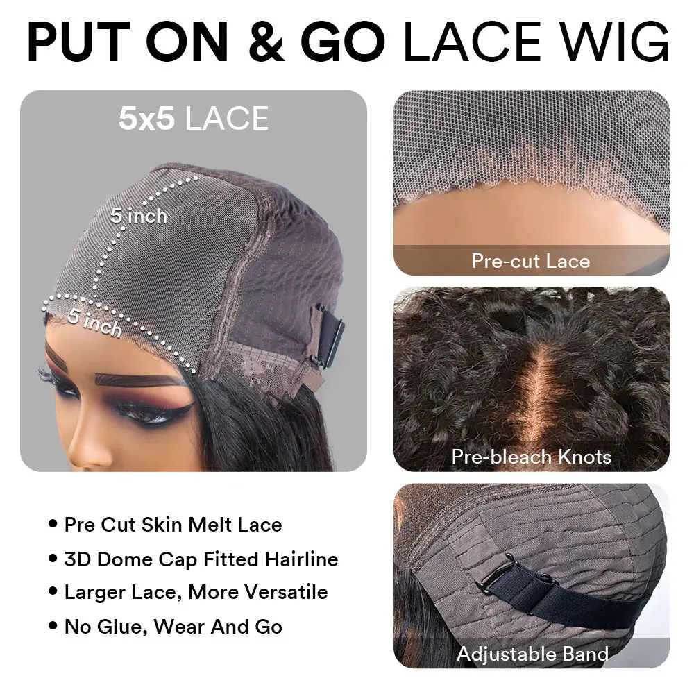 Face-Framing Highlight Brown Layered Cut Wavy Lace Closure Wig