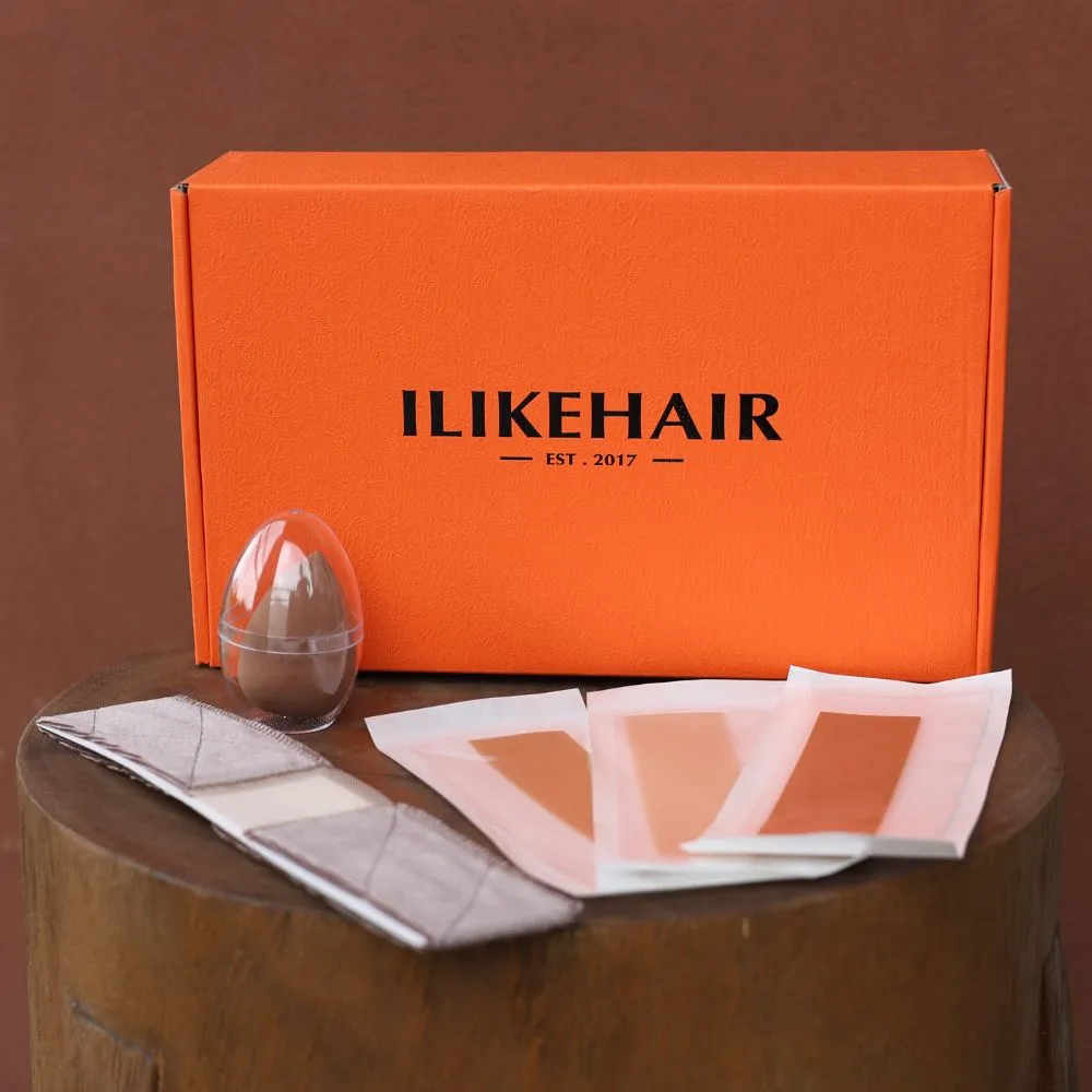 Face-Framing Highlight Brown Layered Cut Wavy Lace Closure Wig
