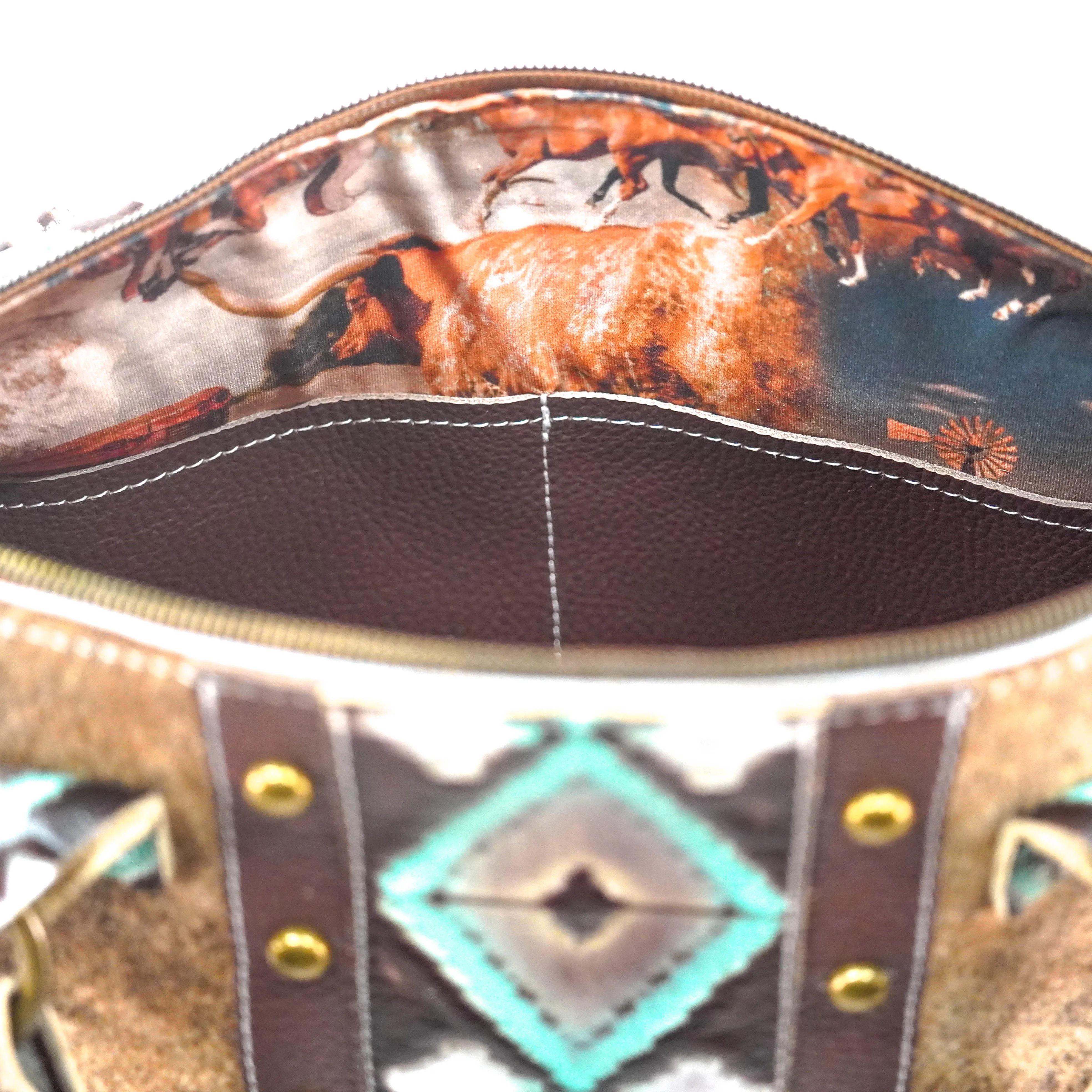 Fancy Oakley - Brindle w/ Cocoa Navajo