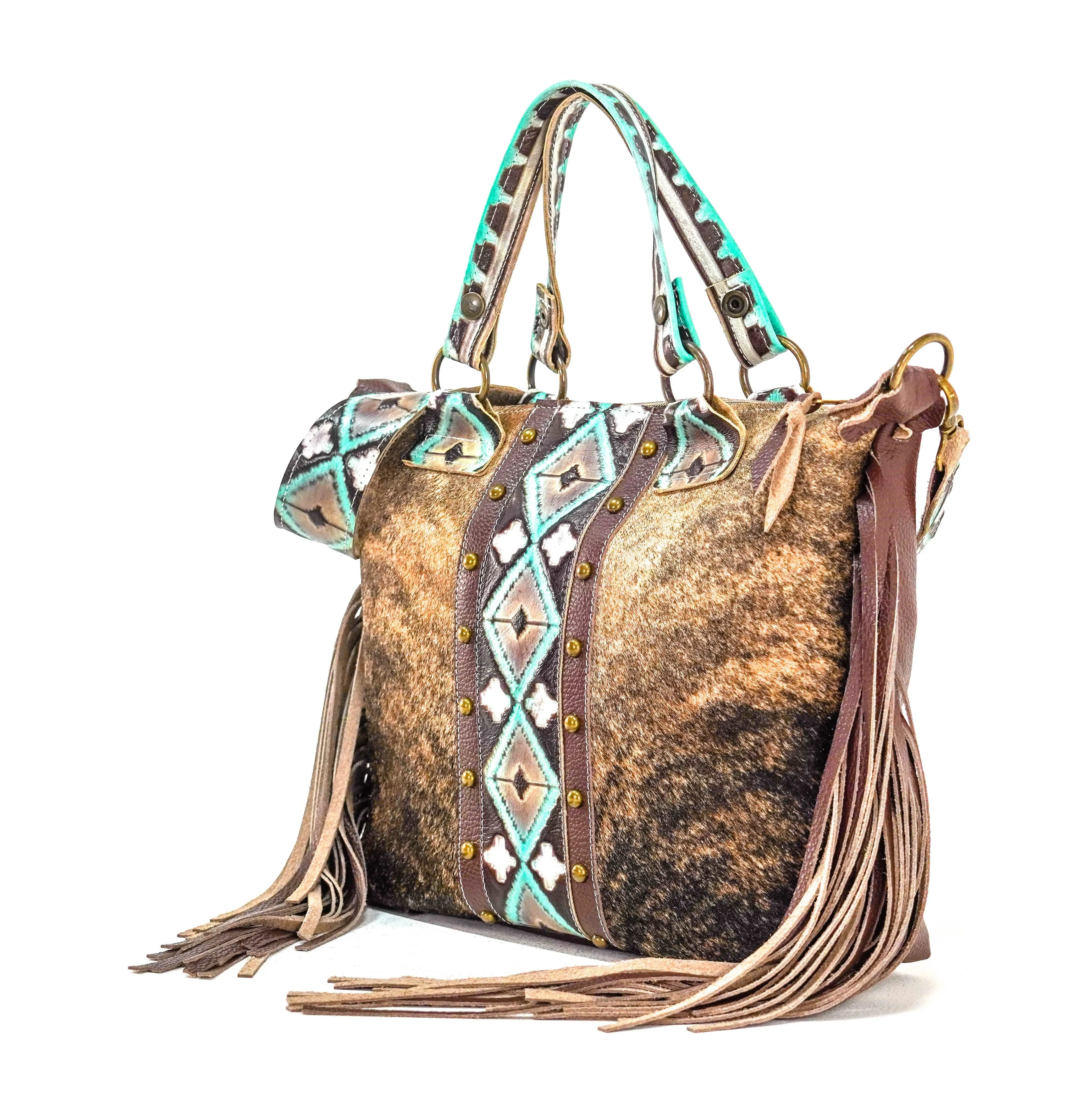 Fancy Oakley - Brindle w/ Cocoa Navajo
