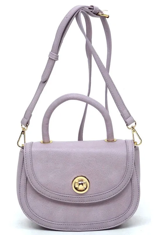 Fashion Flap Saddle Satchel
