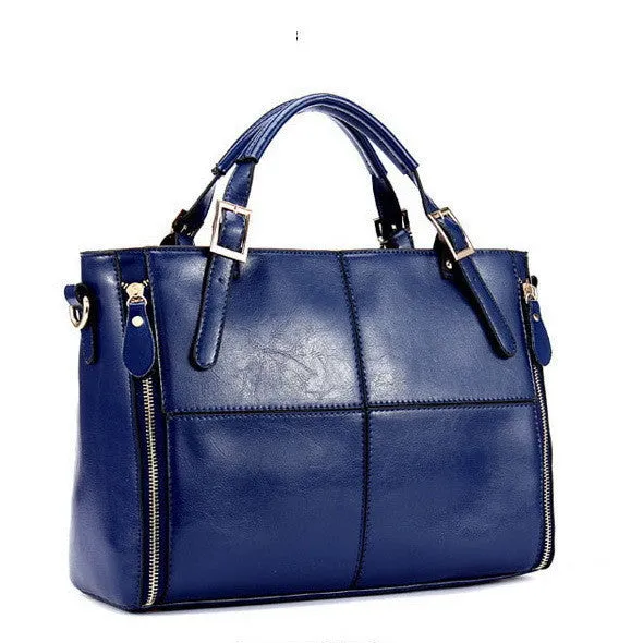 Fashion patchwork designer cattle split leather bags women handbag brand high ladies shoulder bags women bag WLHB974