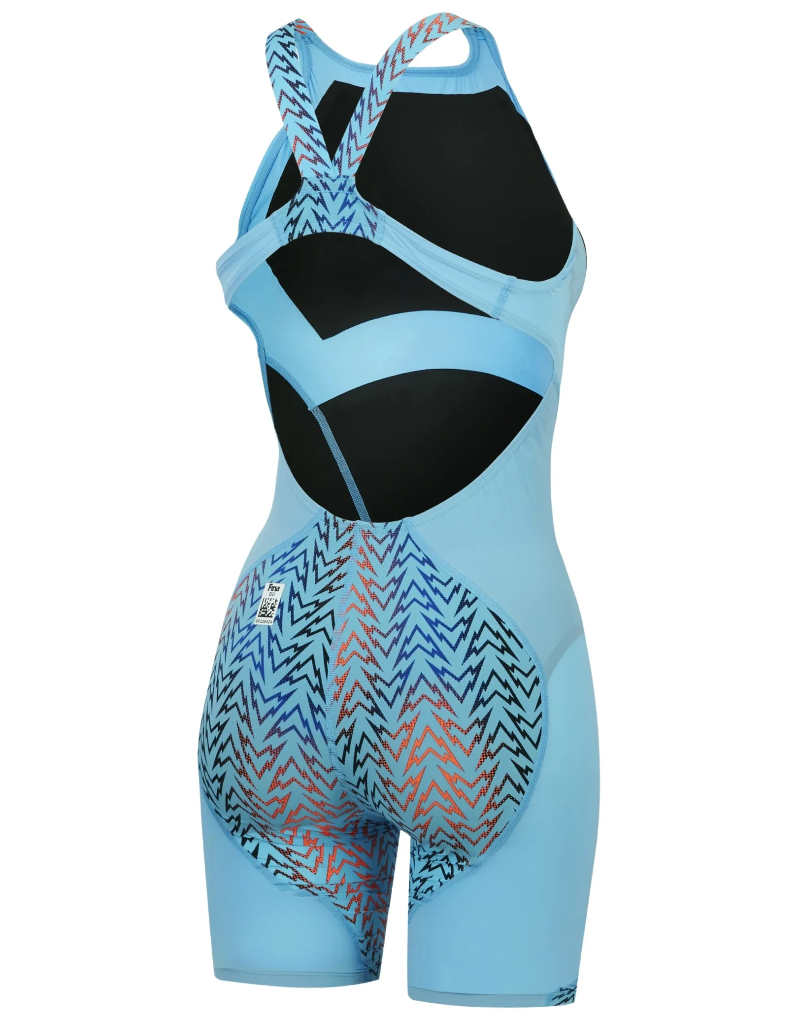 Fastskin LZR Ignite Kneeskin - Limited Edition - Light Blue/Red