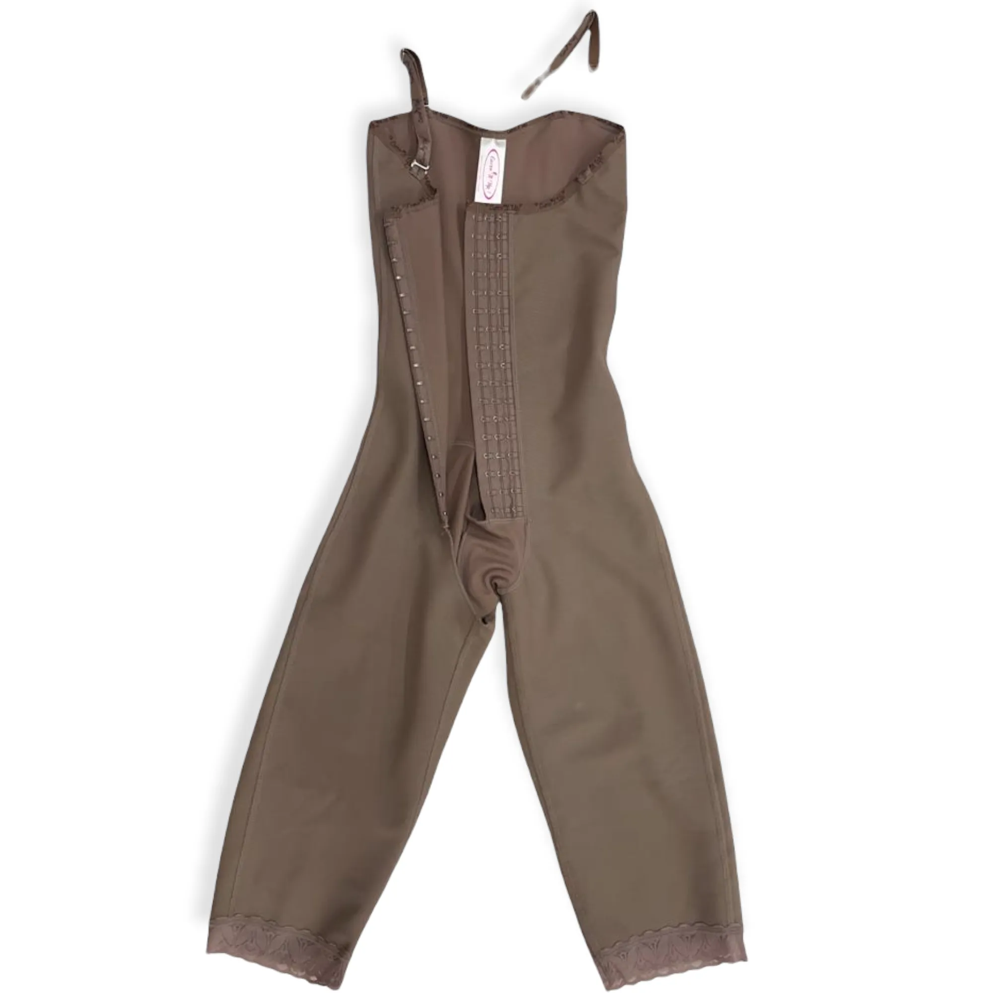 (FINAL SALE) FB750 FULL BODY FAJA THIN ADJUSTABLE STRAPS/3HOOKS