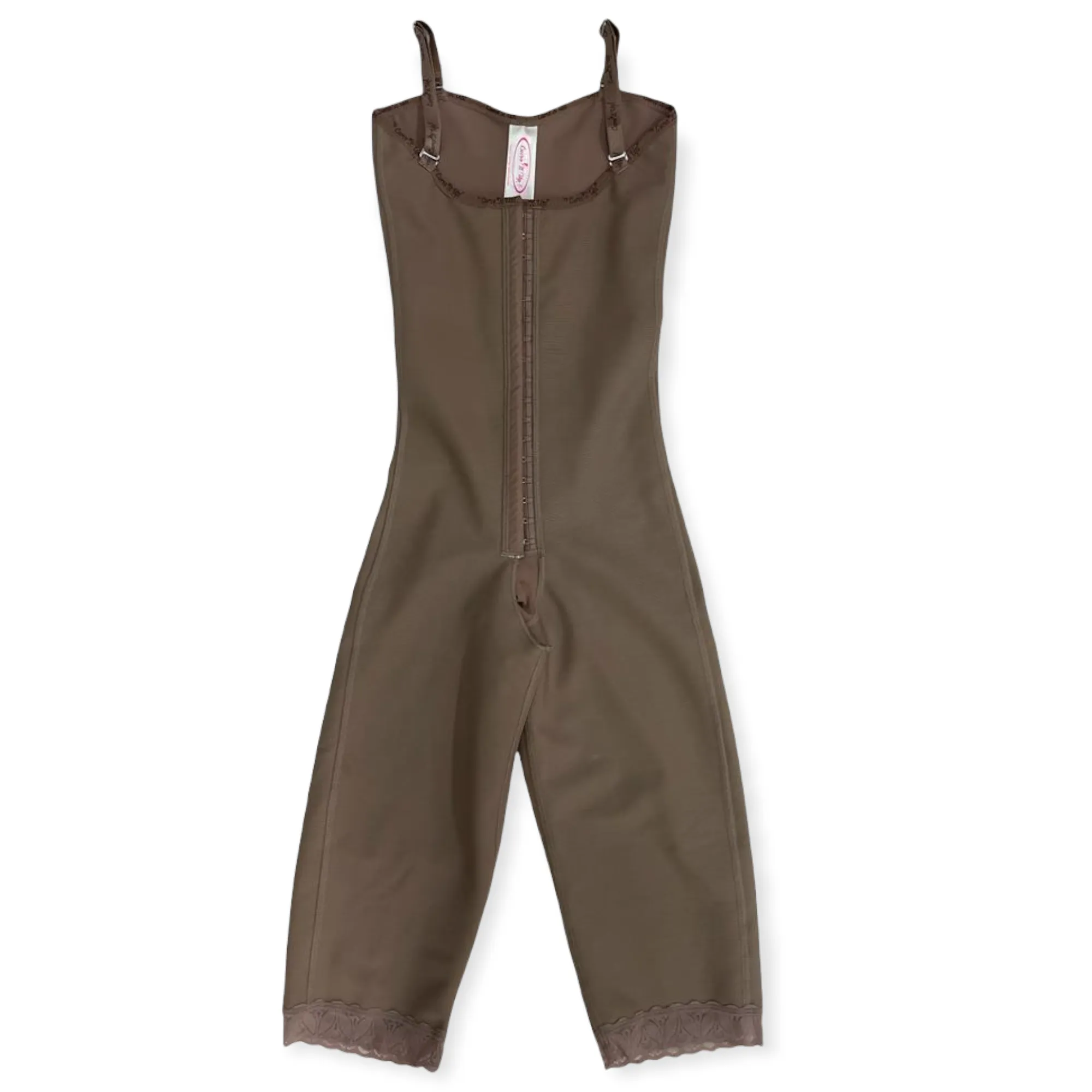 (FINAL SALE) FB750 FULL BODY FAJA THIN ADJUSTABLE STRAPS/3HOOKS