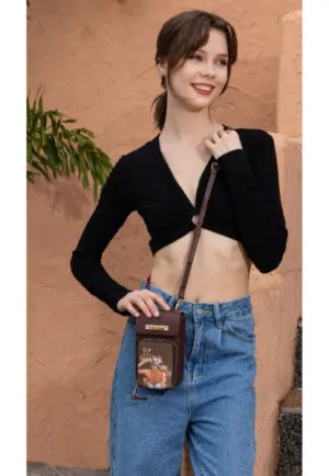 FLAP PHONE CASE CROSSBODY