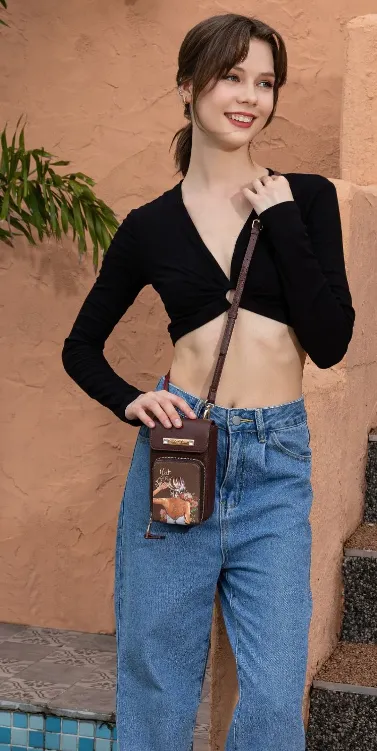 FLAP PHONE CASE CROSSBODY
